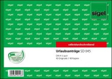 Urlaubsantrag A5 quer