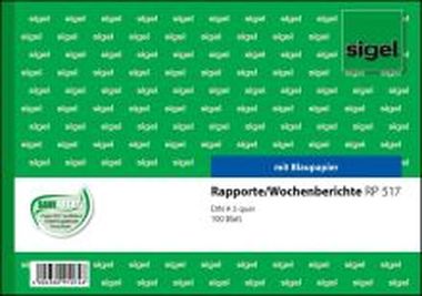 Wochenbericht (Rapport) A5 quer