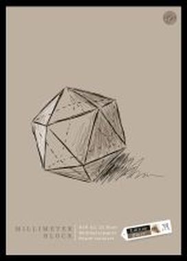 Millimeterpapierblöcke Block mit 25 Blatt