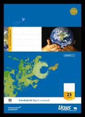 Schulhefte Größe: A4 liniert/Rand