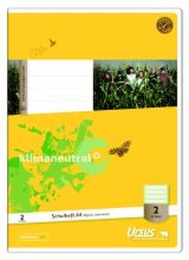 Schulhefte 2:2. Schuljahr (farbig hinterlegt)