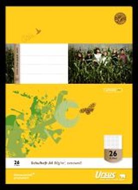 Schulhefte 26: kariert/Rand