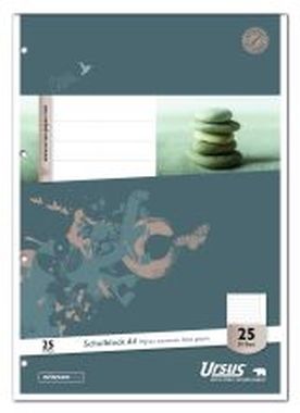 Schulblöcke 25s: liniert/Rand