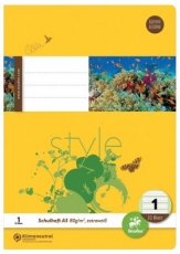 Schulhefte 1: 1.Schuljahr(farbighinterlegt)