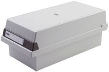 Karteikästen für ca. 1300 Karteikarten incl. 2 Stüztplatten + Sichtreiter A6 que