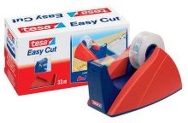 Tischabroller Easy Cut, leer Easy Cut für Rollen bis 19 mm x 33 m (B xL) rot/bla