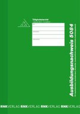 Ausbildungsnachweis für wöchentliche oder monatliche Eintragung. A4