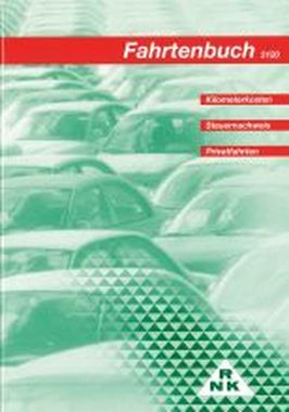 Fahrtenbücher für PKW. Schema über 2 Seiten. A5