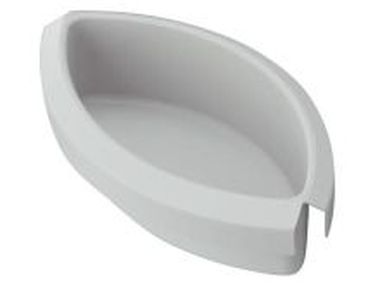 Abfalleinsätze für Nassabfälle, 1 Liter lichtgrau