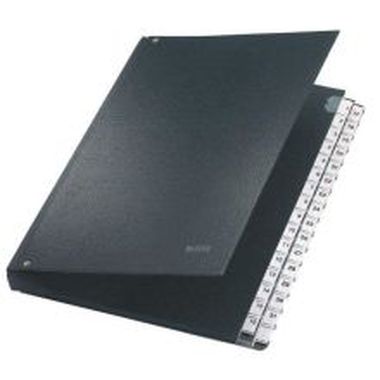 Pultordner PP-kaschiert Tabe 1 - 31, 32 Fächer schwarz