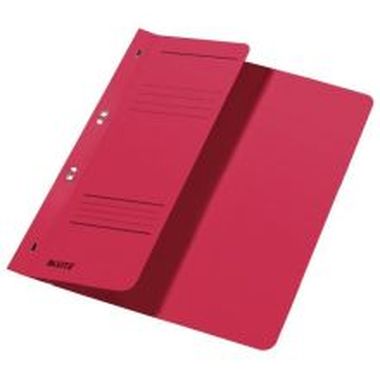 Ösenhefter halber Vorderdeckel, kaufmännische Heftung rot