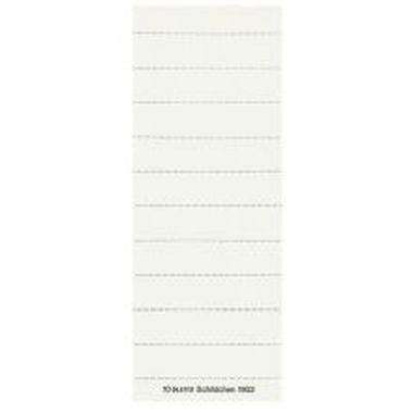 Blanko-Schildchen 1902 weiß