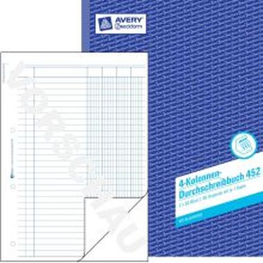 Kolonnenbuch A4 4Kolonnen 2x50BL