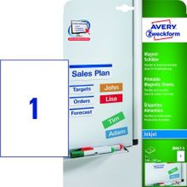 Inkjet-Magnet-Schilder 210 x 297 mm