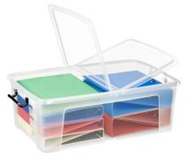 Mehrzweckbox transparent 50 Liter 450 x 241 x 695 mm