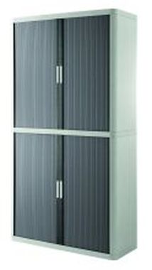 Rolladenschrank easyOffice 2-Meter Schrank, inklusive 4 Fachböden