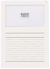 Sichtmappen Ordo classico - weiß, Sichtfenster und Linien