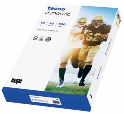 Kopierpapier tecno® dynamic - A3, 80 g/qm, weiß, 500 Blatt