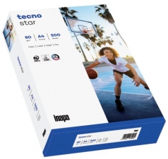 Kopierpapier tecno® star - A4, 80 g/qm, weiß, 500 Blatt