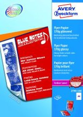 Colour Laser Flyer-Papier 170g 100 Blatt