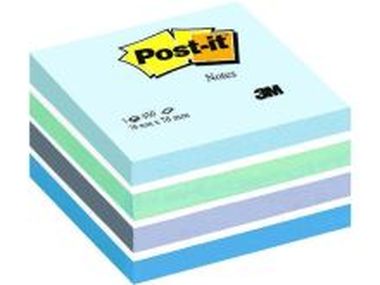 Haftnotiz-Würfel 76 x 76 mm pastellblau