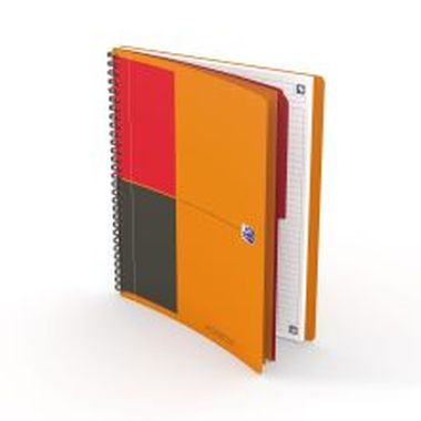 Activebook Connect - Collegeblock, B5, liniert, 80 Blatt, Softcover, 4 Eckmarkierungen zum scannen