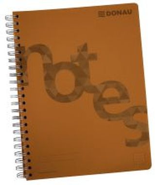 Collegeblock PP Cover - A4, kariert, orange