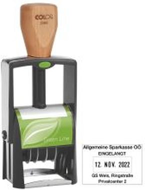 Classic Green Line Dater Classic 2360 Green Line max. 7 Zeilen 30 x 45 mm