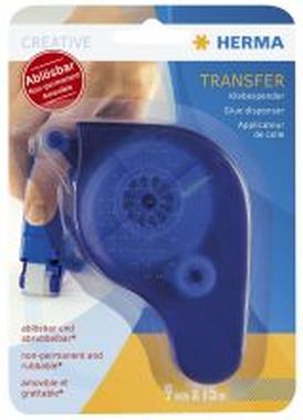 Transfer Klebespender Klebespender  transparent blau