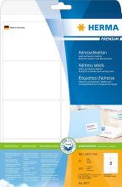 Herma SuperPrint Etiketten  5077 weiß