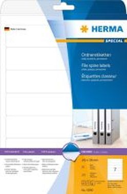 SuperPrint Ordnerrücken-Etiketten kurze, schmale Schilder (38 x 192 mm) 175 Stück