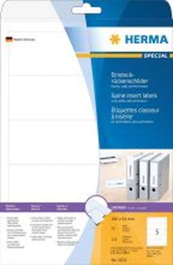 Herma Einsteck-Rückenschilder 5032 weiß