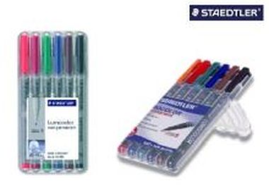 Universalstift Lumocolor® , non-permanent  Box mit 6 Farben