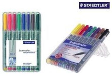 Universalstift Lumocolor® , non-permanent  Box mit 8 Farben