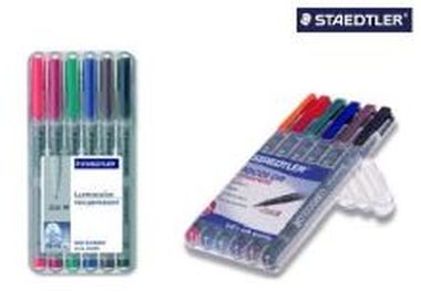Universalstift Lumocolor® , non-permanent  Box mit 6 Farben