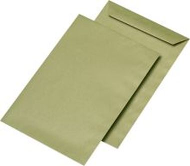 Versandtaschen C5 ohne Fenster gummiert, braun, 500 Stück