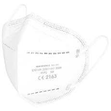 Atemschutzmaske FFP2 - weiß, 20 Stück,  EN149-2001 + A1:2009., CE2163