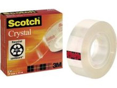 Crystal Clear Tape 600 - hochtransparent 19 mm x 33 m