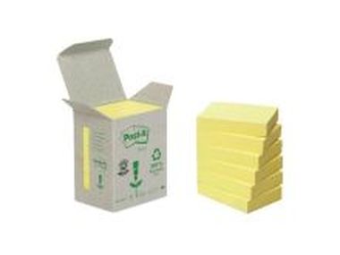 Haftnotizen Recycling Notes, pastellgelb 38 x 51 mm gelb