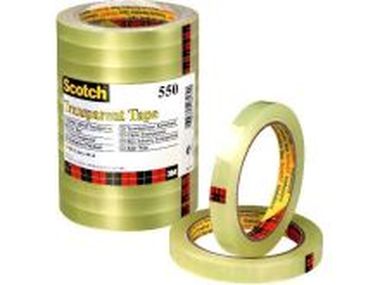 Transparent Tape 550 12 mm x 66 m 12 Rollen