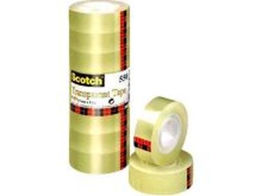 Transparent Tape 550 19 mm x 33 m 8 Rollen