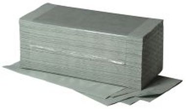 Handtücher Verde - Zick-Zack-Falzung, 1-lagig, grün, 20 x 250 Blatt