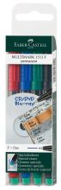 FABER-CASTELL - MULTIMARK permanent F sortiert