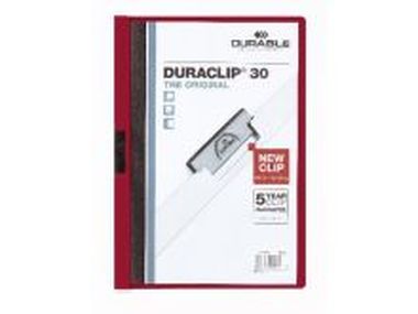 Klemm-Mappen DURACLIP® Original für bis zu 30 Blatt A4, Größe: 220x307 mm auberg