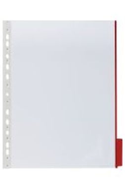 Sichttafeln, Hartfolie nicht verschließbar rot