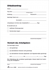 Urlaubsantragsblock A5