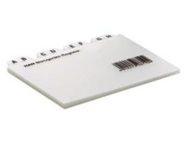 Zubehör für Karteiablage Register A-Z, 25-teilig A4 grau