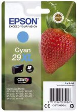 Epson Inkjet-Druckerpatronen cyan, 450 Seiten , C13T29924012