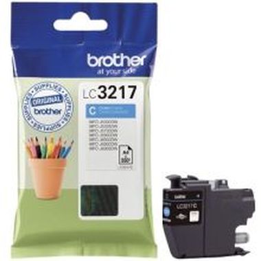 Brother® Inkjet-Druckpatronen blau, 550 Seiten, LC3217C
