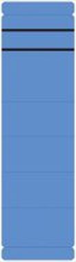 Ordner Rückenschilder kurze, breite Schilder, 192 x 60 mm blau